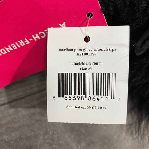 NWT Kate Spade Pom Pom Tech Friendly Gloves - Picture 6 of 8